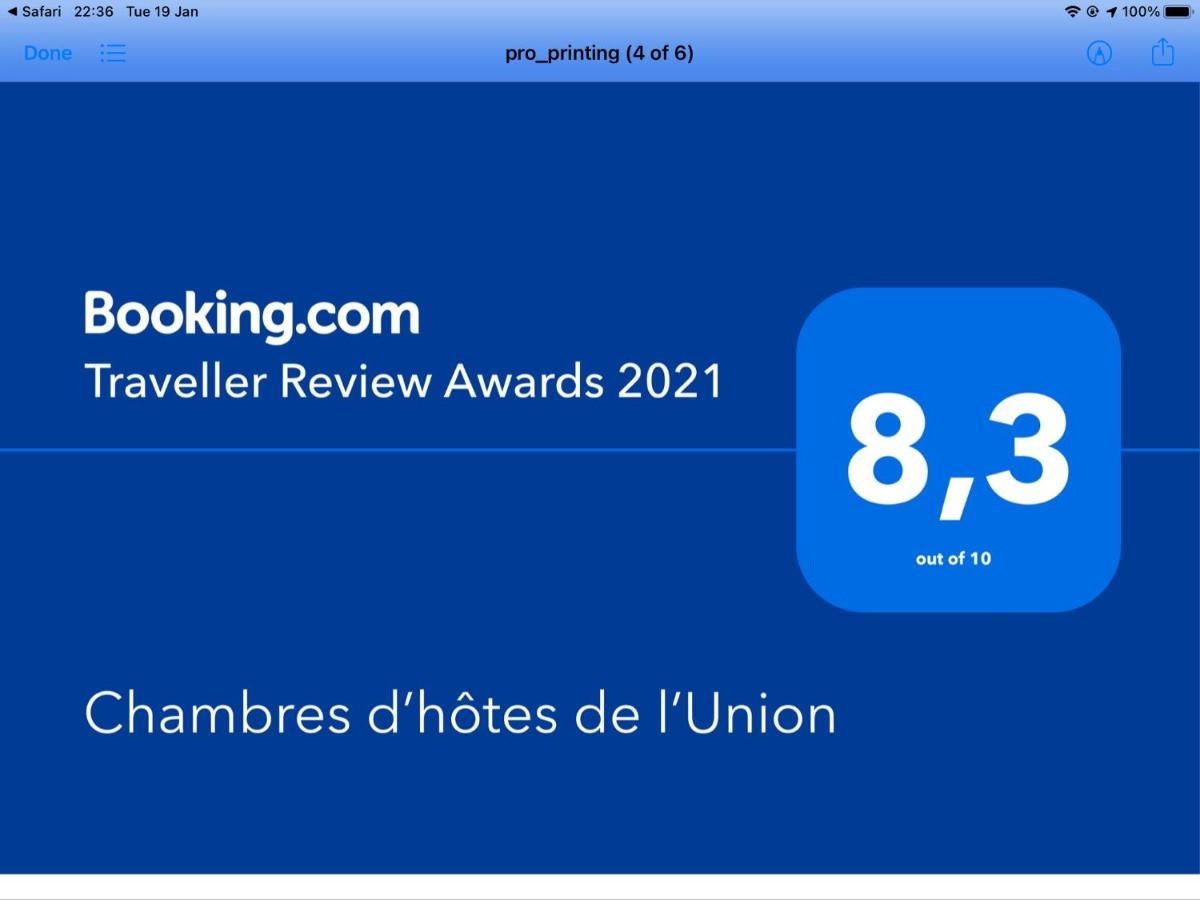 Chambres D'Hotes De L'Union Nizas  ภายนอก รูปภาพ
